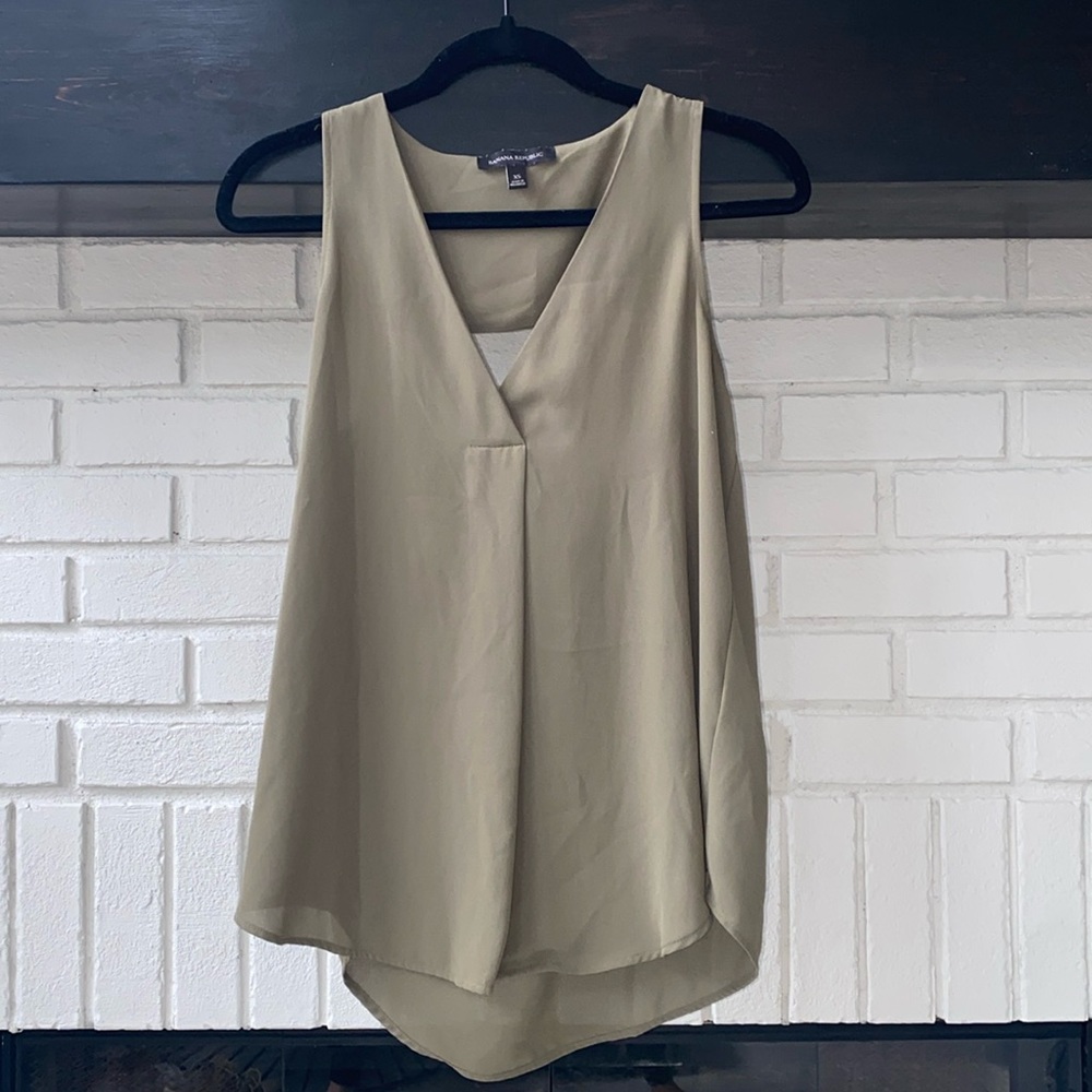 Green blouse